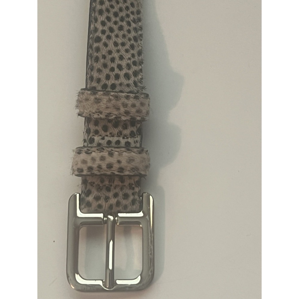 Rare Pretty Ballerinas Tan Black Leopard Print Women's Belt Large Limited‎ Ed.